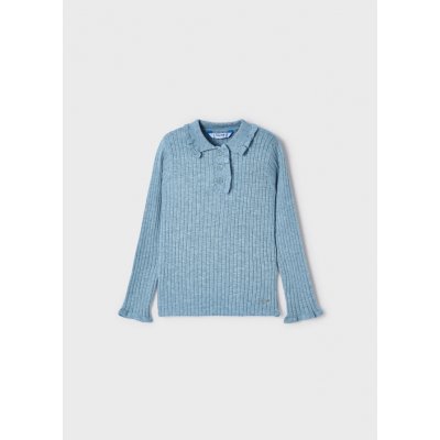 Mayoral svetr s límečkem světle modrý – Zboží Dáma