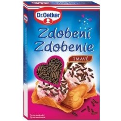 Dr. Oetker Zdobení tmavé 80g dekorace na dort - Nejlepší Ceny.cz