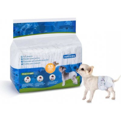 Nobleza Plenky pro psa XS 1-3 kg pás 18-30 cm 12 ks – Hledejceny.cz