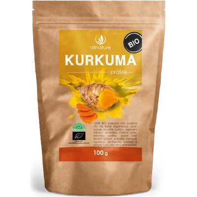 Allnature Kurkuma Bio 100 g – Zboží Mobilmania