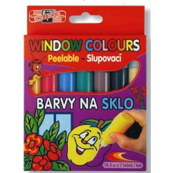 KOH-I-NOOR Slupovací barvy na sklo window colours 7x10,5 ml