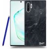 Pouzdro a kryt na mobilní telefon Samsung Pouzdro Picasee silikonové Samsung Galaxy Note10+ N975F - Black marble čiré