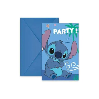Pozvánka na párty Stitch 6 ks - Procos – Hledejceny.cz