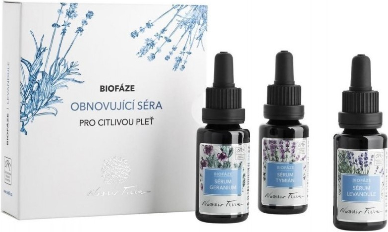 Biofáze Obnovující séra Levandule 3 x 20 ml dárková sada