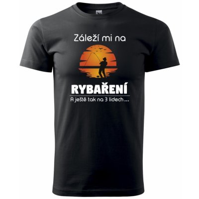 Sablio tričko pro rybáře Záleží mi na rybaření – Hledejceny.cz