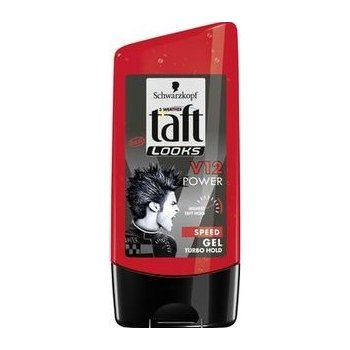 Taft Look V12 Power Speed Turbo fixační gel na vlasy 150 ml