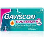 GAVISCON DUO EFEKT POR 250MG/106,5MG/187,5MG TBL MND 24 – Hledejceny.cz