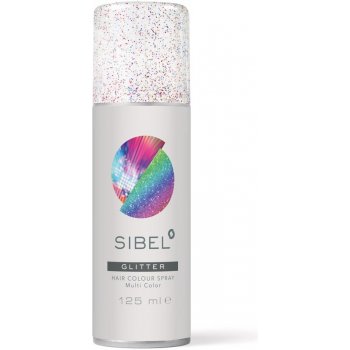 Sibel Hair Colour barevný sprej na vlasy barevné třpytky