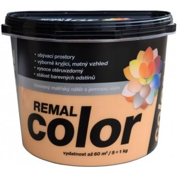 Barvy A Laky Hostivař Remal Color malířská barva 730 meruňka, 5 + 1 kg