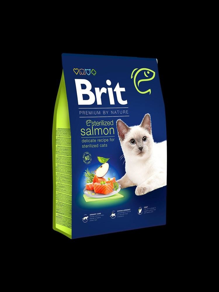 Brit Premium by Nature Cat Sterilized Salmon 8 kg