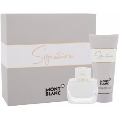 MontBlanc Signature EDP 50 ml + tělové mléko 100 ml dárková sada – Hledejceny.cz