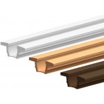 Walteco Profil vrchní/spodní vodící WS 12 plast 2000 mm bílý 2ks – Zbozi.Blesk.cz