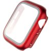 Obal a kryt k chytrým hodinkám FIXED Pure+ s temperovaným sklem pro Apple Watch 40mm, červené FIXPUW+-436-RD