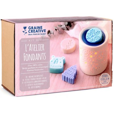 Graine Creative Sada na výrobu vonných vosků s aromalampou se zimní tematikou 1 sada – Hledejceny.cz
