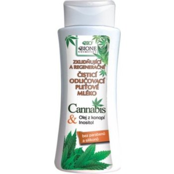 Bione Cosmetics Cannabis čistící odličovací pleťové mléko 255 ml