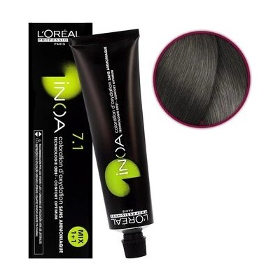 L'OREAL INOA BARVA NA VLASY - 7,1 - 60 Ml – Zboží Dáma