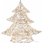 Koopman Stromeček 20 LED vánoční dekorace 30 cm zlatý – Hledejceny.cz