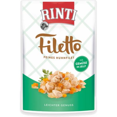 Rinti Filetto Adult kuře a zelenina v želé 24 x 100 g – Hledejceny.cz