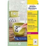 Avery Zweckform L4773REV-20 Odolné snímatelné etikety 63,5x33,9mm 480 ks bílá – Zboží Mobilmania
