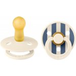 Bibs Studio Colour Pin dudlíky kaučuk 2ks Ivory Steel Blue Mix – Sleviste.cz