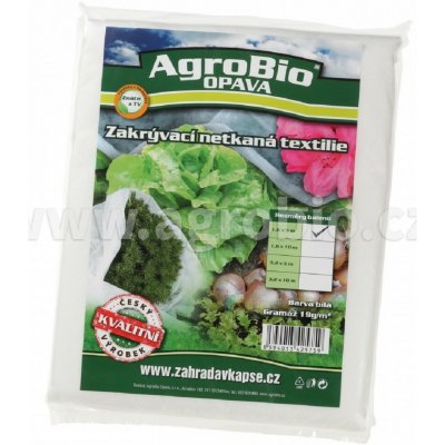 Agrobio netkaná textilie 19g/m2 1,6 x 5 m bílá – Zboží Dáma