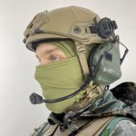 Sluchátka Partizan Tactical Active Helmet Headset olive – Zboží Mobilmania