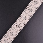 Takoy Bavlněná krajka ecru 2,8 cm – Zboží Mobilmania