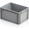 Úložný box TBA Plastová Euro přepravka 400x300x220 mm plný úchyt
