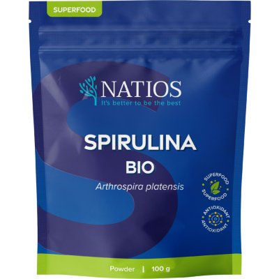 NATIOS BIO Spirulina Prášek 100 g – Hledejceny.cz