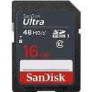 paměťová karta SanDisk Ultra SDHC 16 GB UHS-I SDSDUNB-016G-GN3IN