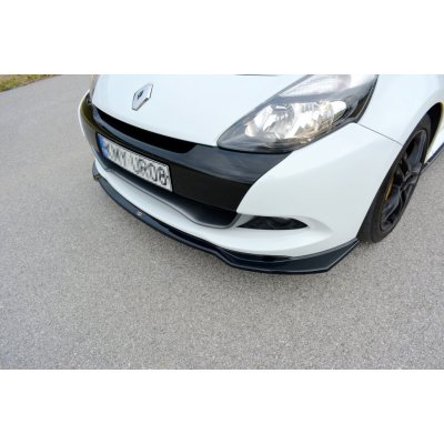 Maxton Design spoiler pod přední nárazník ver.1 pro Renault Clio RS Mk3 FL, černý lesklý plast ABS – Zbozi.Blesk.cz