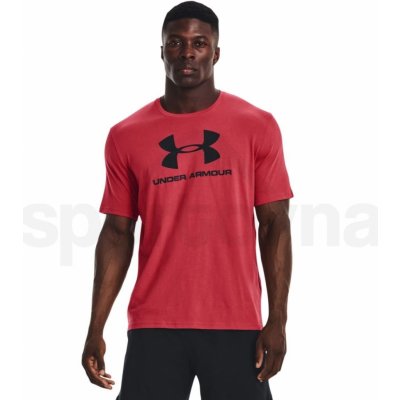 Under Armour pánské tričko Sportstyle Logo SS 1329590-638 red – Hledejceny.cz