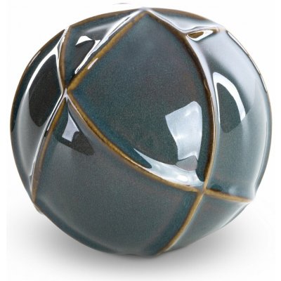 EUROFIRANY DEKORAČNÍ KOULE TEO (01) (FI) 10X9 CM TYRKYSOVÁ – Zboží Dáma