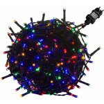 Goleto Vánoční LED osvětlení 20 m barevné 200 LED zelený kabel – Hledejceny.cz