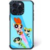 Pouzdro a kryt na mobilní telefon Apple ERT GROUP The Powerpuff Girls Pattern The Powerpuff Girls 032 Magnetické pouzdro na mobilní telefon pro IPHONE 15 PRO MAX Case, palcové, kompatibilní s MagSafe, nárazuvzdorné, modré