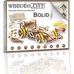 WOODEN CITY 3D puzzle Závodní vůz Bolid 108 ks