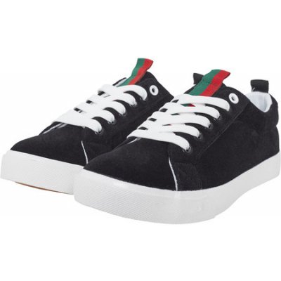 Urban classics Velour Sneaker blk/stripes