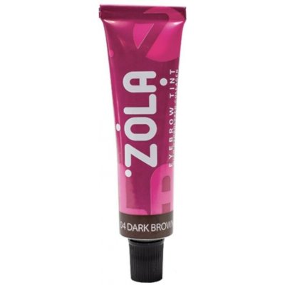 Zola barva na obočí s kolagenem 04 Dark brown tmavě hnědá 15 ml – Zboží Dáma