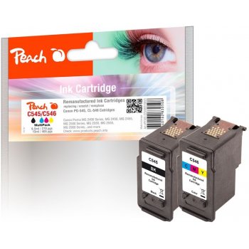 Peach Canon PG-545/CL-546, MultiPack, 9,5 ml, 13 ml kompatibilní CMYK