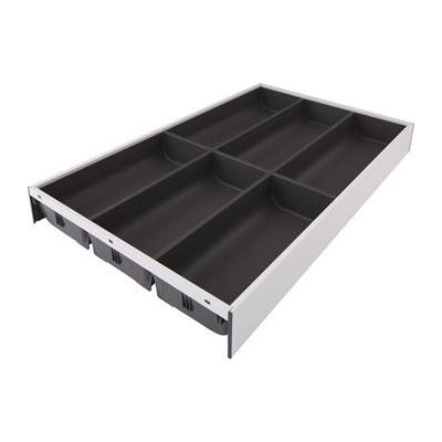 BLUM ZC7S500BS3 Ambia Line příborník délka 500mm šířka 300mm bílá / Orion šedá – Zboží Mobilmania