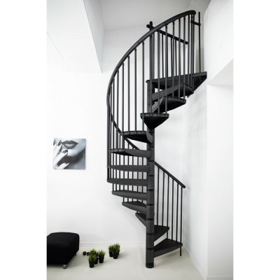 Minka STAIRS Kovové točité schodiště Rondo Color antracitové pr. 120 cm – Hledejceny.cz