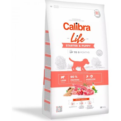 Calibra Dog Life Starter & Puppy Lamb 12kg (Odesíláme do 48 hod. ex.sklad)