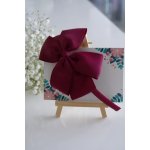 Oh Bella Červená čelenka s mašlí červená – Zboží Dáma