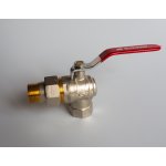 SLOVARM Kulový kohout se šroubením - ROHOVÝ, PN 30, páka 1” – Sleviste.cz