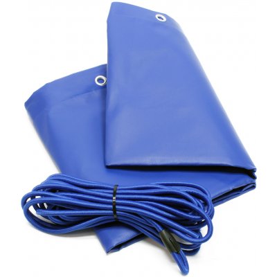 Wiltec Plachta na přívěsný vozík Wiltec plochá 2575x1345x50mm s napínacím lanem | modrá, Barvy a parametry Modrá | Zboží Auto