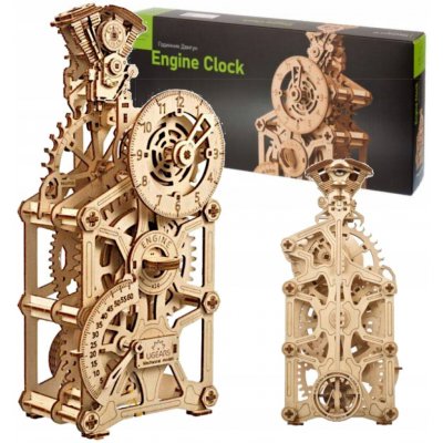 Ugears 3D mechanické puzzle Hodiny motoru 265 ks – Zbozi.Blesk.cz