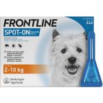 Frontline Spot-On Dog S 2-10 kg 3 x 0,67 ml – Hledejceny.cz