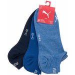 Puma Sneaker Plain 3 páry modrá – Hledejceny.cz