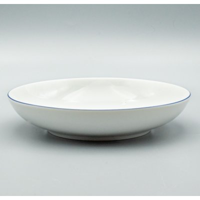 Thun TOM modrá linka Porcelánový Talíř hluboký 20 cm – Zboží Mobilmania