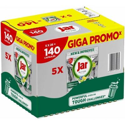 Jar All in1 kapsle do myčky Lemon 140 ks – Zbozi.Blesk.cz